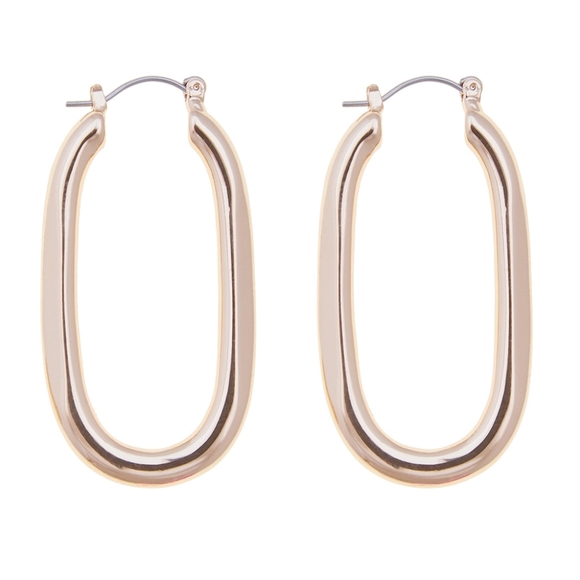 Eloquii Jewelry - 🎉HP🎉Eloquii Oval Tube Hoop Earrings